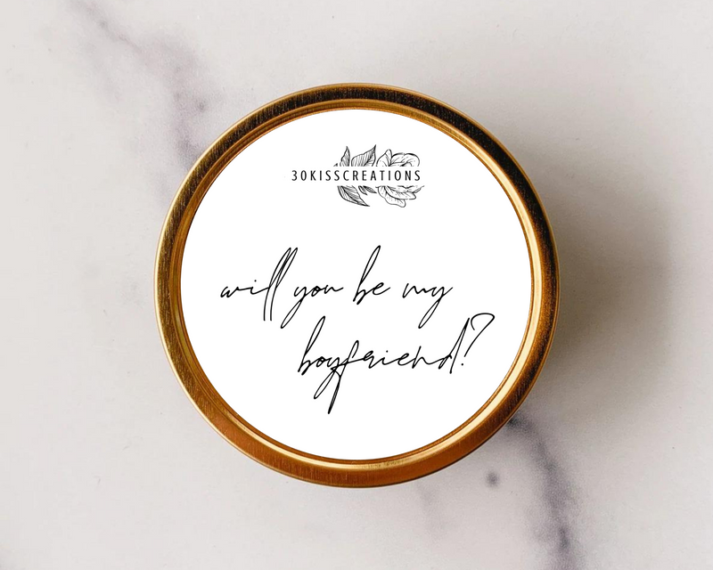 Will You Be My Boyfriend | Candle Tin