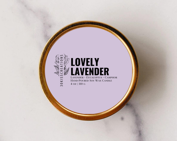 Lovely Lavender | Candle Tin