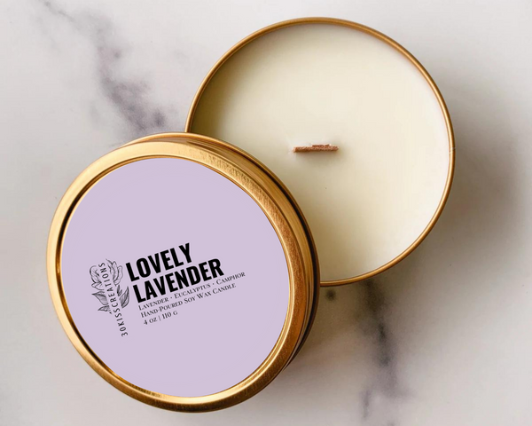 Lovely Lavender | Candle Tin