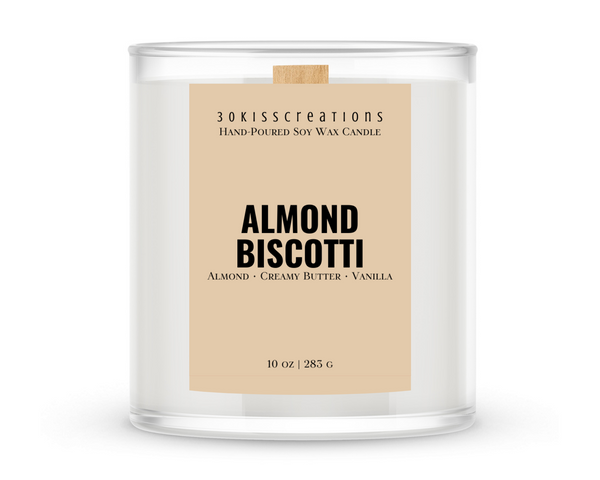 Almond Biscotti | Candle Jar