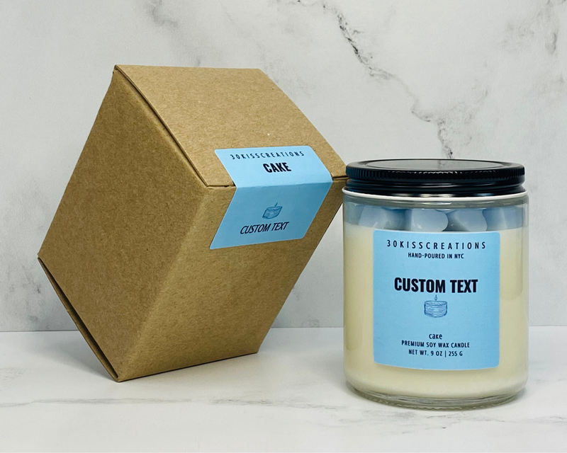 Custom Hidden Message Candle | Hearts