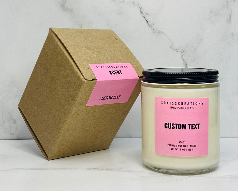 Custom Hidden Message Candle