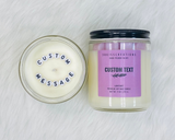 Custom Hidden Message Candle | Hearts