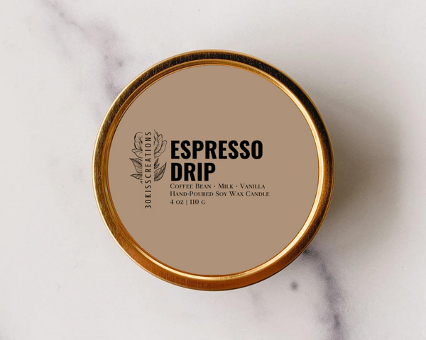 Espresso Drip | Candle Tin