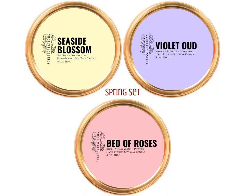 Spring | Candle Tin Set