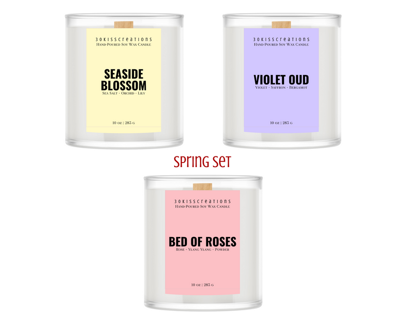 Spring | Candle Jar Set