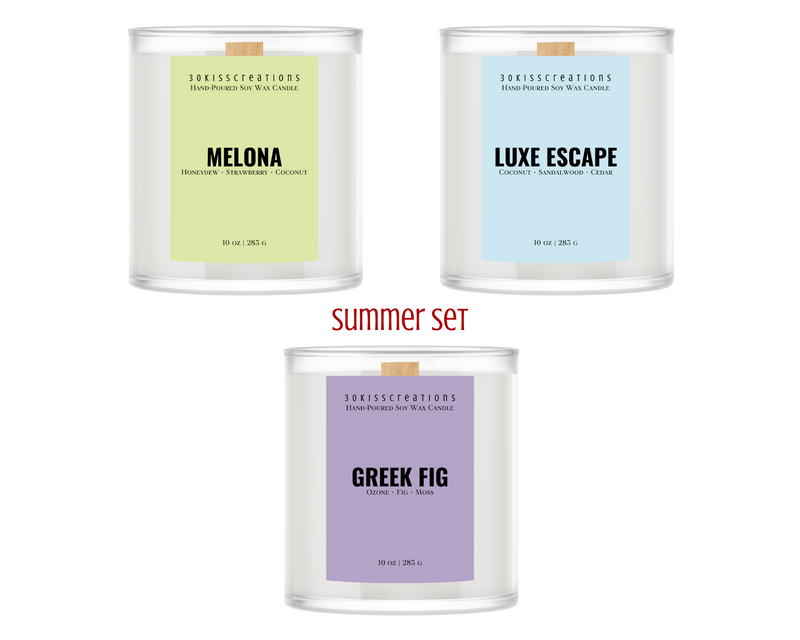 Summer | Candle Jar Set