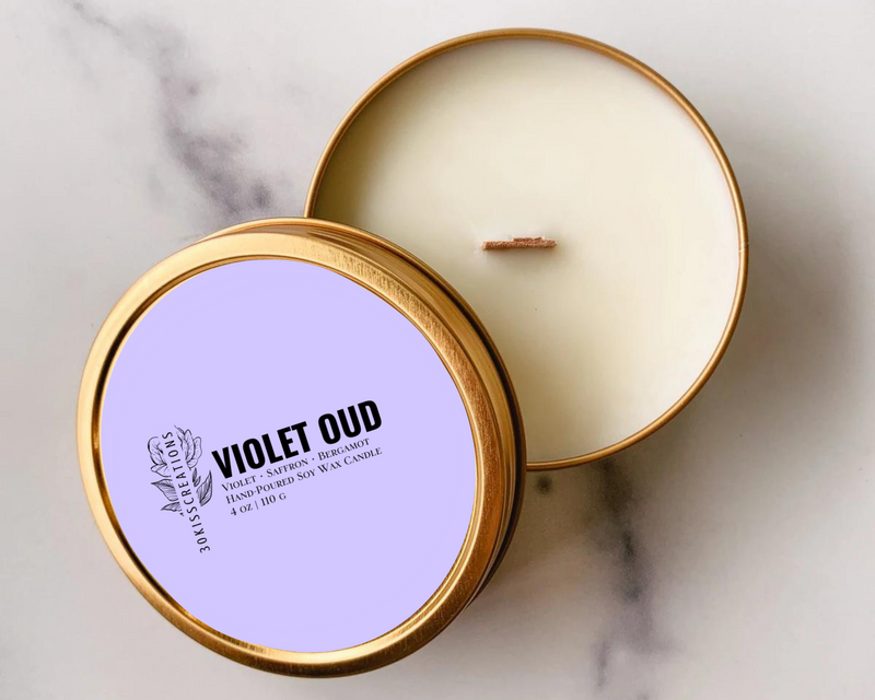 Violet Oud | Candle Tin