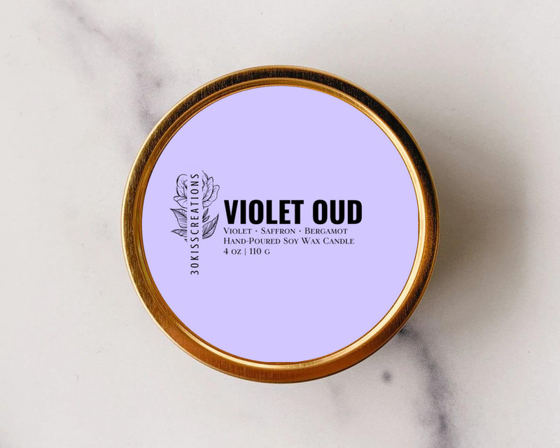 Violet Oud | Candle Tin