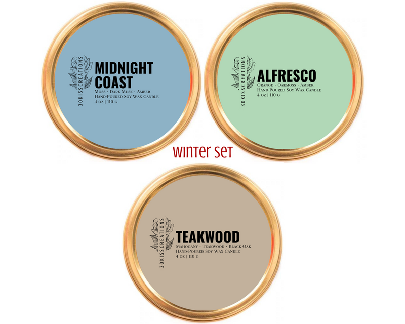 Winter | Candle Tin Set